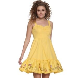 Her Universe Disney Winnie The Pooh Dress Size M Coquette Kidcore Cosplay Yellow
